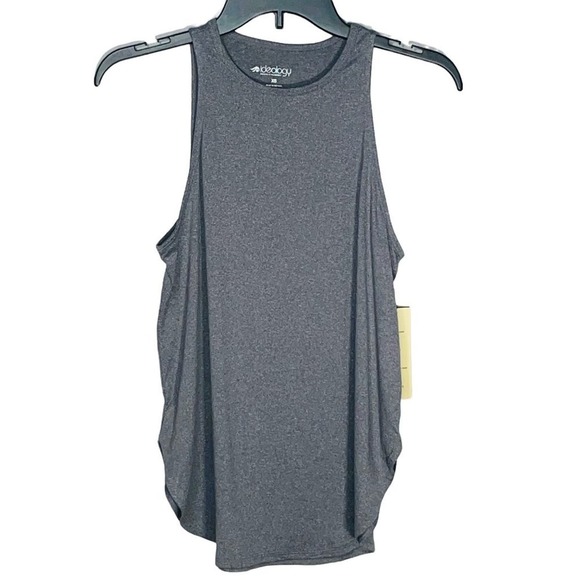 ID Ideology Women's Essentials Sweat Set, Tank Top, grey, XS - Picture 3 of 9